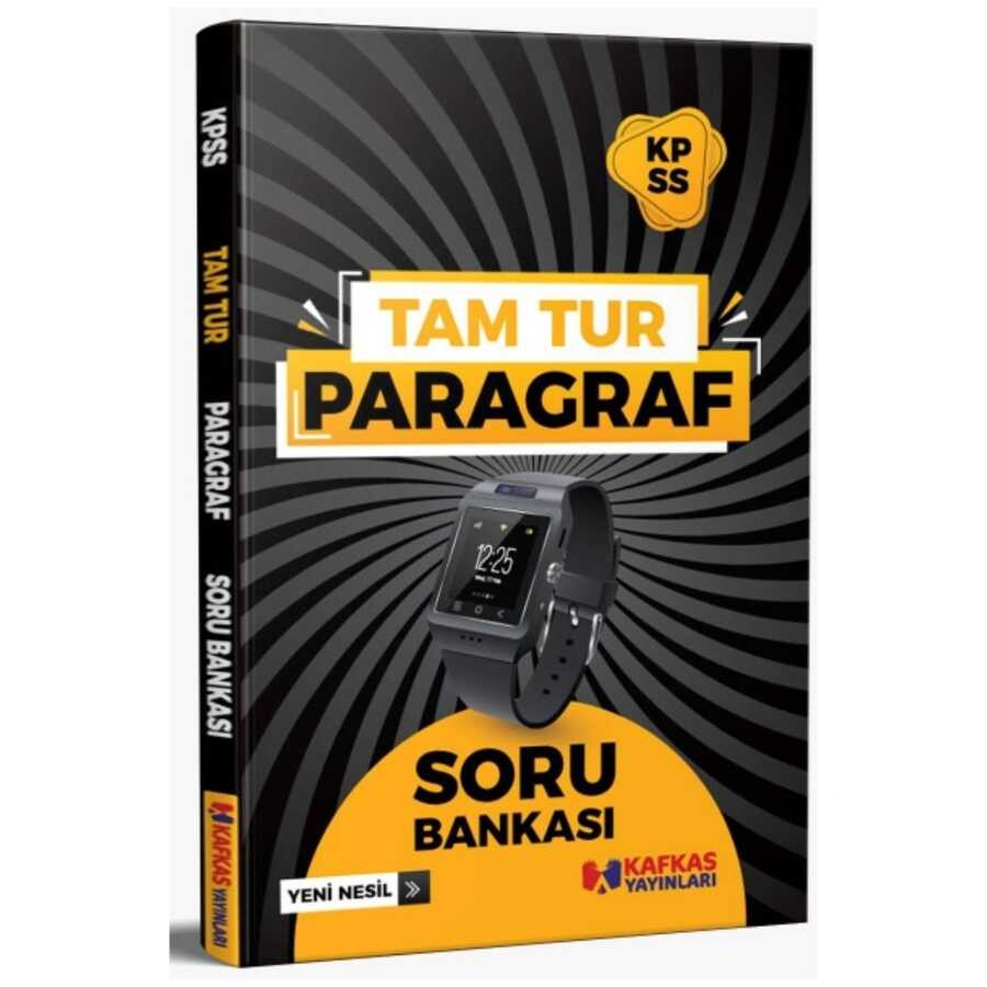 2022 KPSS Tamtur Paragraf Soru Bankası Kafkas Yayınları - Kafkas Yayınları