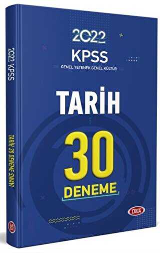 Data Yayınları 2022 KPSS Tarih 30 Deneme Sınavı
