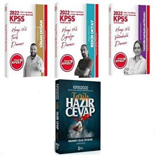 Hangi KPSS Yayınları 2022 KPSS Tarih Hazır Cevap Soru Bankası İsem Yayınları ve Hangi KPSS Genel Kültür Deneme Seti - 1
