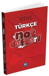KPSS Türkçe Konu Anlatımlı Not Defteri - KR Akademi Yayınları