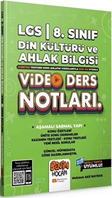 LGS 8. Sınıf Din Kültürü ve Ahlak Bilgisi Video Ders Notları Konu Anlatımı - 1