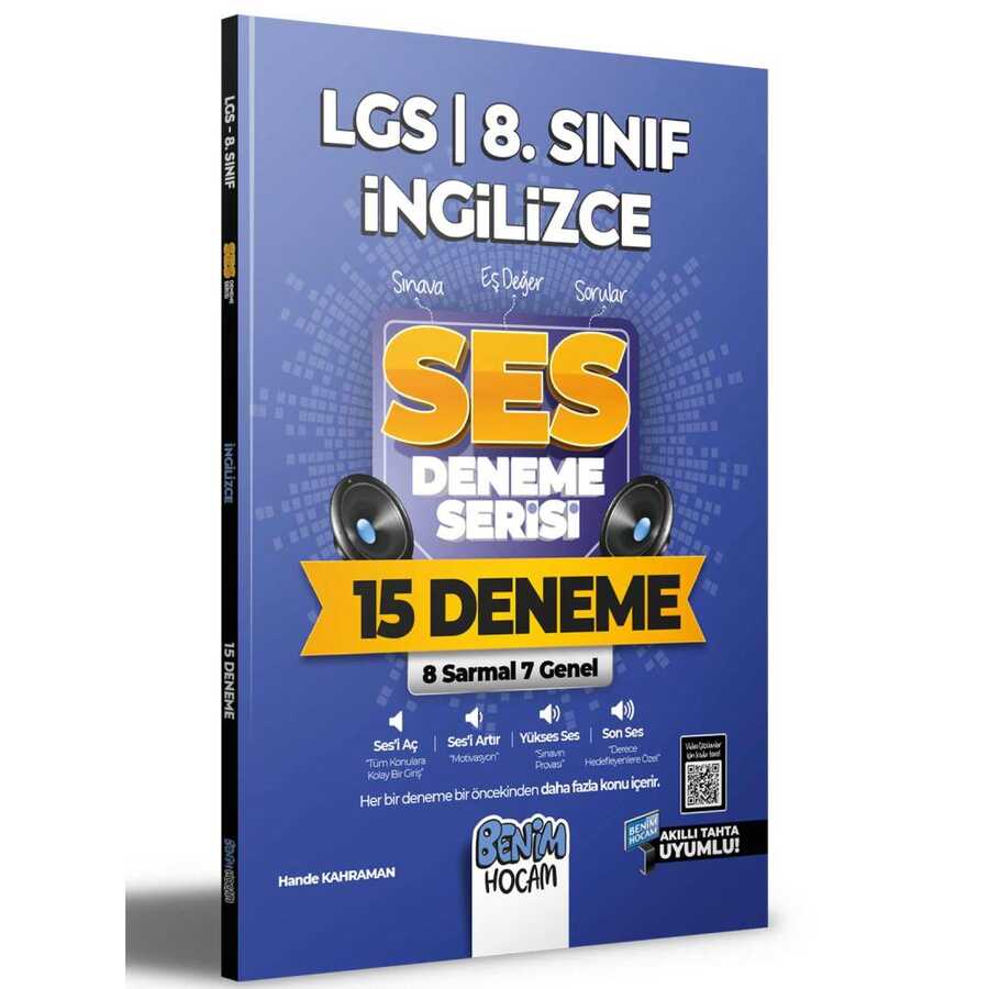 LGS 8. Sınıf İngilizce SES Deneme Serisi 15 Deneme