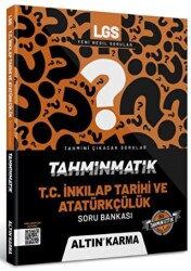 Altınkarma Tahminmatik LGS 8. Sınıf T.C. İnkilap Tarihi ve Atatürkçülük Soru Bankası - Altın Karma Yayınları - Bayilik
