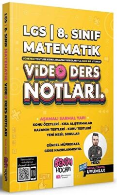 LGS 8. Sınıf Matematik Video Ders Notları Konu Anlatımı - 1
