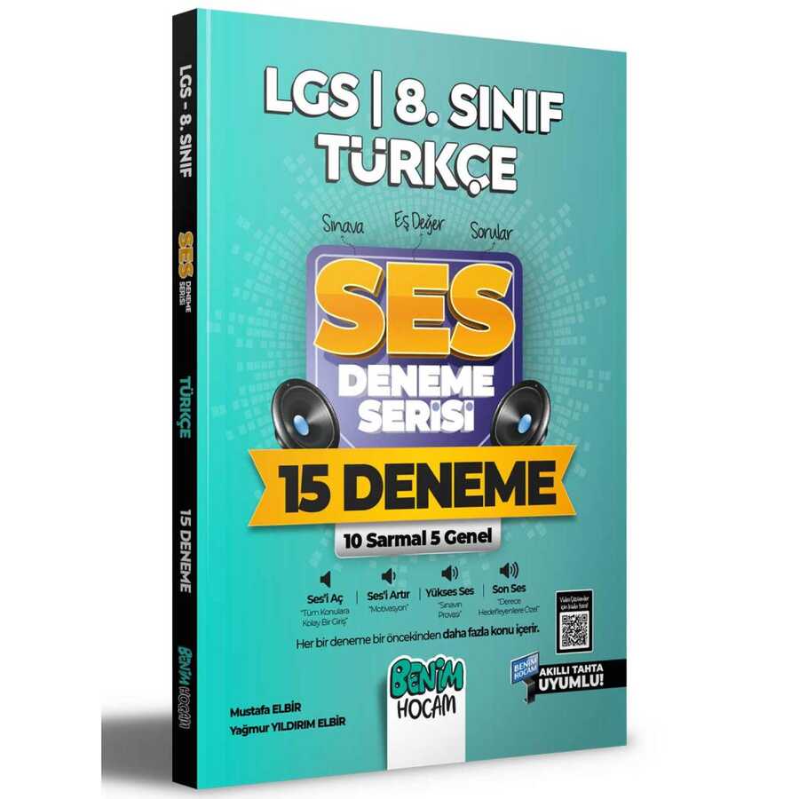 2022 LGS 8. Sınıf Türkçe SES Deneme Serisi 15 Deneme