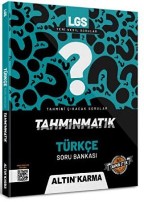 Altınkarma Tahminmatik LGS 8. Sınıf Türkçe Soru Bankası - 1