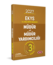 MEB EKYS Müdür ve Müdür Yardımcılığı 3 Deneme Sınavı - Data Yayınları