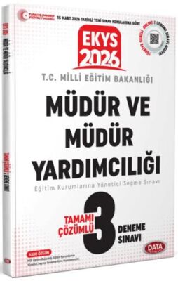 MEB EKYS Müdür ve Müdür Yardımcılığı Tamamı Çözümlü 3 Deneme Sınavı - 1