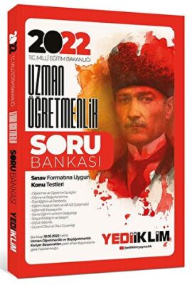 2022 MEB Öğretmenlik Kariyer Basamakları Uzman Öğretmenlik Soru Bankası - 1