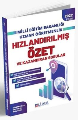 2022 MEB Uzman Öğretmenlik Hızlandırılmış Özet ve Kazandıran Sorular - 1