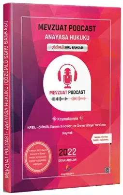 2022 Mevzuat Podcast Anayasa Hukuku Çözümlü Soru Bankası - 1