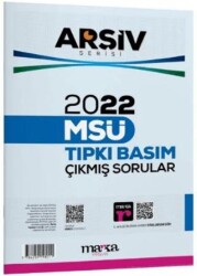 2022 MSÜ Çıkmış Sorular Tamamı Video Çözümlü - Marka Yayınları