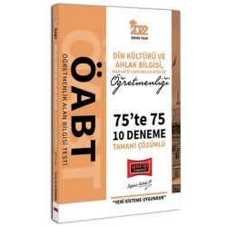 2022 ÖABT Din Kültürü ve Ahlak Bilgisi İmam Hatip Lisesi Meslek Dersleri Öğretmenleri 75te 75 Tamamı Çözümlü 10 Deneme - Yargı Yayınevi