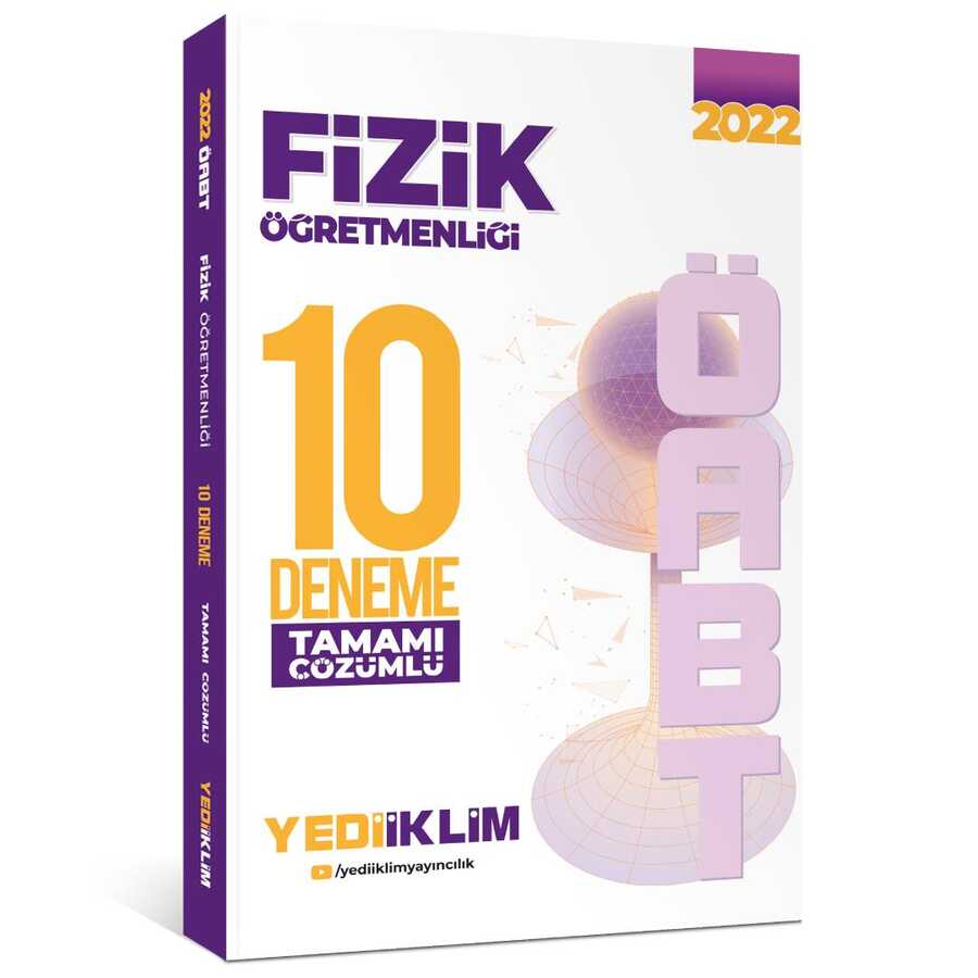 2022 ÖABT Fizik Öğretmenliği Tamamı Çözümlü 10 Deneme - 1