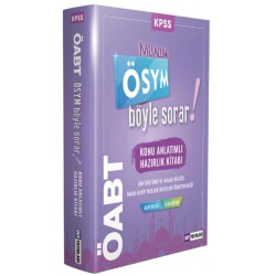 2022 ÖABT Muallim ÖSYM Böyle Sorar! Konu Anlatımlı Hazırlık Kitabı - DDY Yayınları