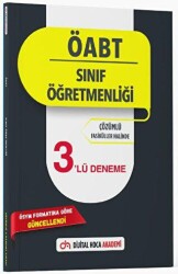 Dijital Hoca ÖABT Sınıf Öğretmenliği ÖSYM Formatına Göre Güncel Çözümlü 3`lü Deneme Akademi - Dijital Hoca