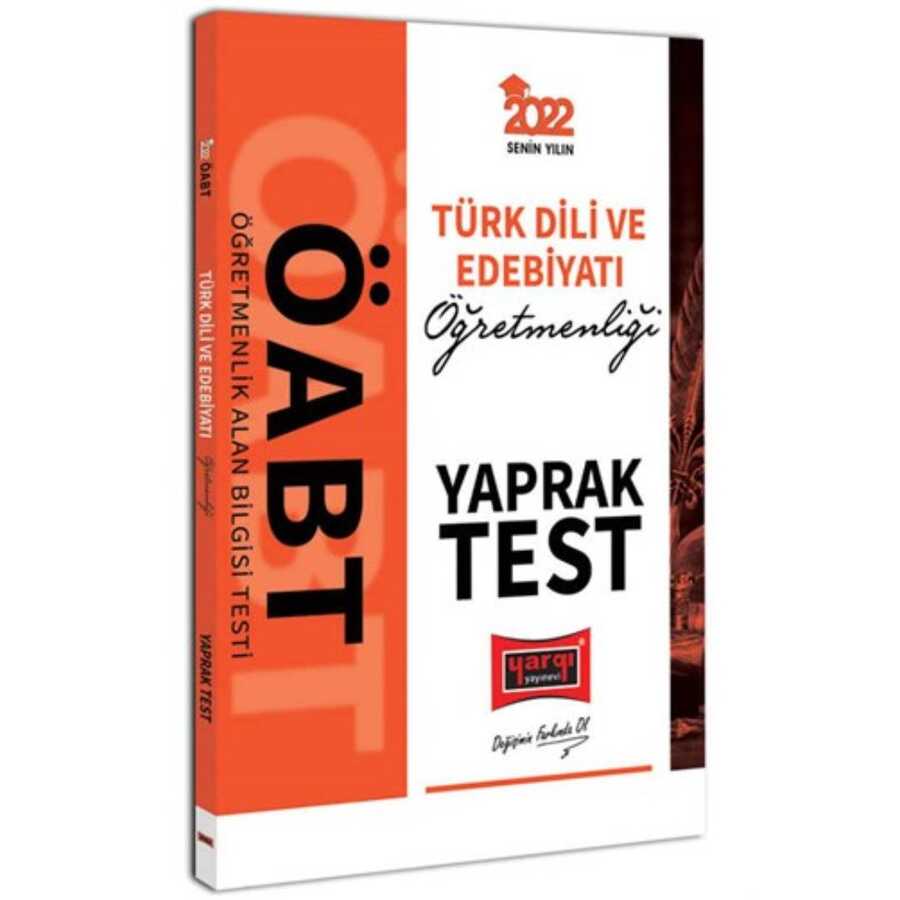 2022 ÖABT Türk Dili ve Edebiyatı Öğretmenliği Yaprak Test
