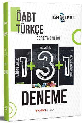 İndeks Akademi Yayıncılık ÖABT Türkçe Öğretmenliği 5 Deneme Dijital Çözümlü - İndeks Akademi Yayıncılık