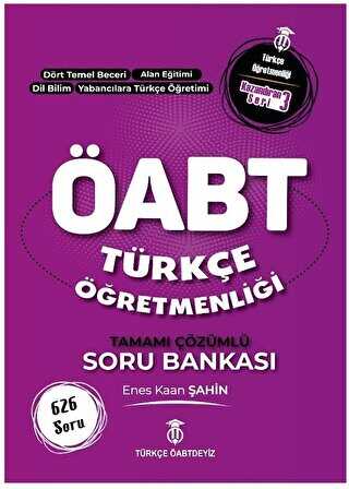 Türkçe ÖABTdeyiz 2022 ÖABT Türkçe Öğretmenliği Soru Bankası Çözümlü