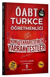 Türkçe ÖABTdeyiz ÖABT Türkçe Öğretmenliği Yaprak Testler - Türkçe ÖABTDEYİZ