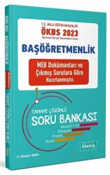 2023 Başöğretmenlik Tamamı Çözümlü Soru Bankası - Markaj Yayınları