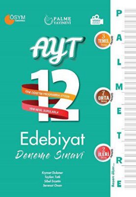 Palmetre Ayt Edebiyat 12 Deneme Sınavı - 1