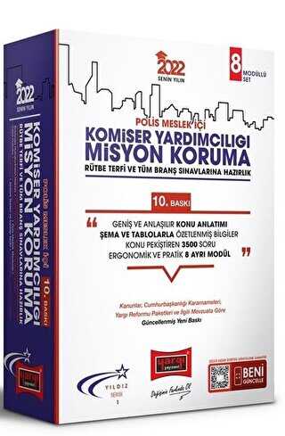 2022 Polis Meslek İçi Komiser Yardımcılığı Misyon Koruma Sınavlarına Hazırlık Yıldız Serisi Konu Anlatımı - 1