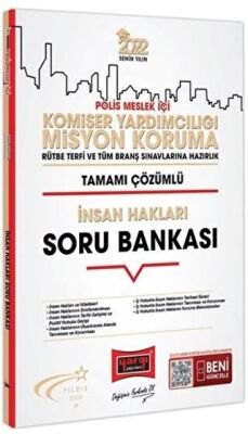 Yargı Yayınevi 2022 Polis Meslek İçi Komiser Yardımcılığı Misyon Koruma Tamamı Çözümlü İnsan Hakları Soru Bankası - 1