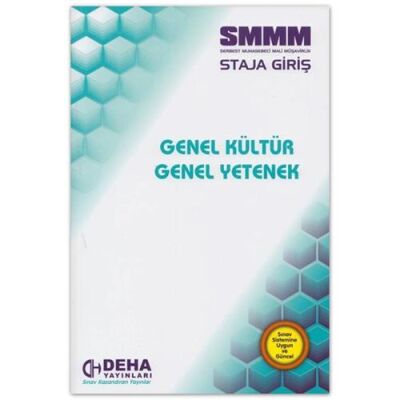 2022 SMMM Staja Giriş Genel Kültür Genel Yetenek - 1