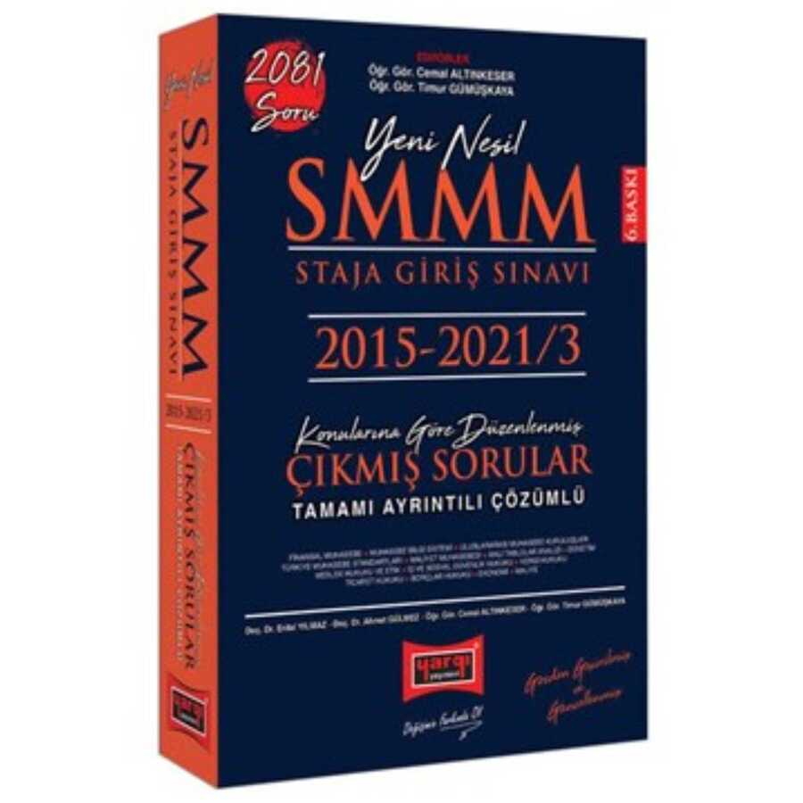 2022 SMMM Staja Giriş Sınavı Konularına Göre Düzenlenmiş Tamamı Ayrıntılı Çözümlü Çıkmış Sorular Yargı Yayınları