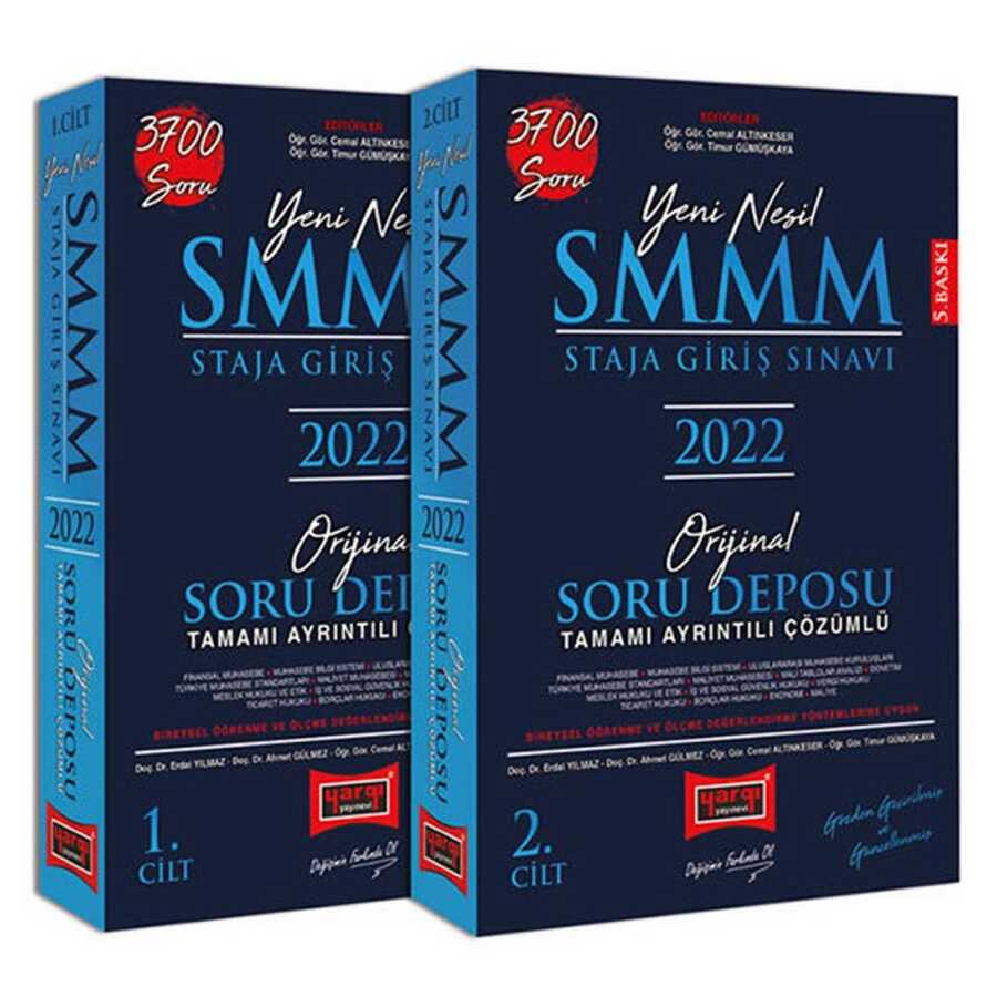 2022 SMMM Staja Giriş Sınavı Tamamı Ayrıntılı Çözümlü Orijinal Soru Deposu Seti - 2 Kitap Takım