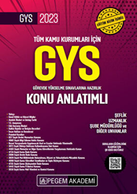 2023 Tüm Kurumlar İçin Görevde Yükselme Sınavı Konu Anlatımlı - 1