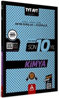 2022 TYT AYT Kimya Son 10 Yıl Konularına Göre Çıkmış Sorular ve Çözümleri - 1