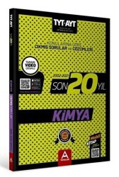 2022 TYT AYT Kimya Son 20 Yıl Konularına Göre Çıkmış Sorular ve Çözümleri - A Yayınları