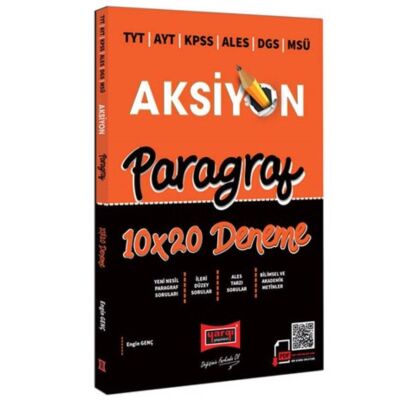 Yargı Yayınları 2022 TYT AYT KPSS ALES DGS MSÜ Aksiyon Paragraf 10x20 Deneme - 1
