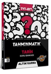 Altınkarma Tahminmatik TYT - AYT Tarih Soru Bankası - Altın Karma Yayınları - Bayilik