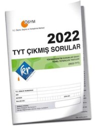 KR Akademi Yayınları 2022 TYT Çıkmış Sorular Tıpkı Basım Kitapçığı - KR Akademi Yayınları