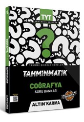 Altınkarma Tahminmatik TYT Coğrafya Soru Bankası - Altın Karma Yayınları - Bayilik