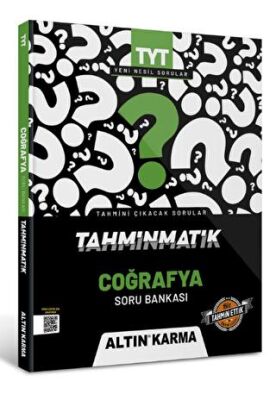 Altınkarma Tahminmatik TYT Coğrafya Soru Bankası - 1