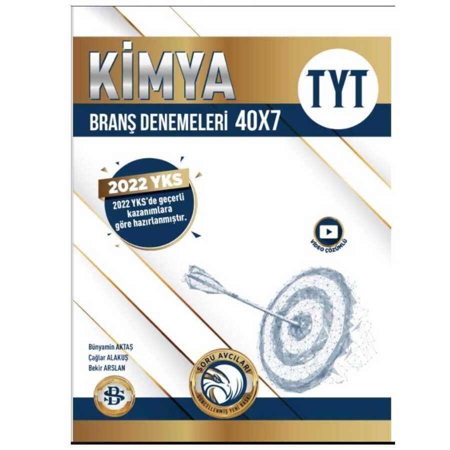 YKS TYT Kimya Soru Avcıları 40x7 Branş Denemeleri Video Çözümlü - Bilgi Sarmal Yayınları