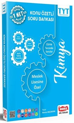Anadolu Okul Yayınları 2022 TYT Kimya Konu Özetli Meslek Lisesine Özel Soru Bankası - 1