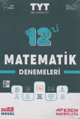 Esen Yayınları TYT Matematik 12 li Denemeleri - 1