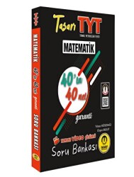 TYT Matematik 40`Ta 40 Net Soru Bankası - Tasarı Eğitim Yayınları