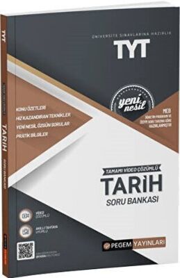 Pegem Akademi Yayıncılık 2022 TYT Tarih Soru Bankası - 1