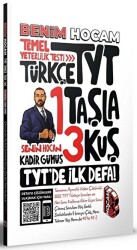 TYT Türkçe 1 Taşla 3 Kuş Tamamı Video Çözümlü Temel Yeterlilik Testi - Benim Hocam Yayınları