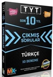 TYT Türkçe Son 10 Yıl Çıkmış Sorular 10 Deneme - Ünlüler Karması