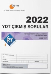 YDT Çıkmış Sorular Tıpkı Basım Kitapçığı - KR Akademi Yayınları