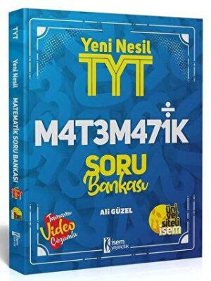 İSEM Yayıncılık 2022 Yeni Nesil TYT Matematik Soru Bankası - 1