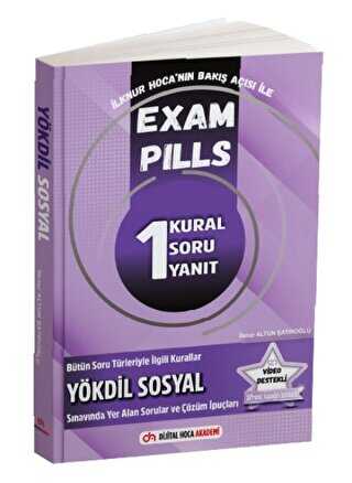 Dijital Hoca YÖKDİL Sosyal Exam Pills 1 Kural Soru Yanıt - Dijital Hoca
