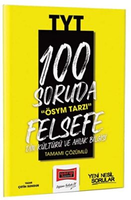 Yargı Yayınevi 2023 100 Soruda ÖSYM Tarzı TYT Felsefe Din Kültürü ve Ahlak bilgisi Tamamı Çözümlü Soru Bankası - 1